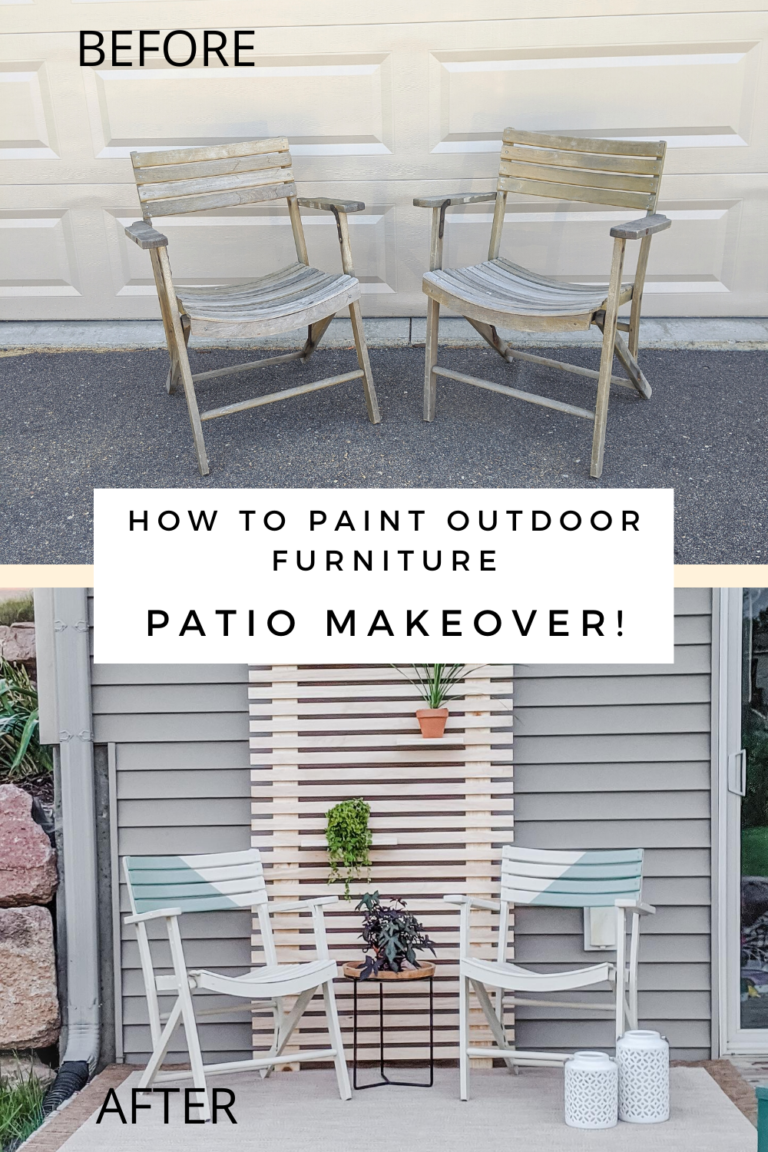 How To Paint Outdoor Patio Furniture in 4 Easy Steps [And How to Build