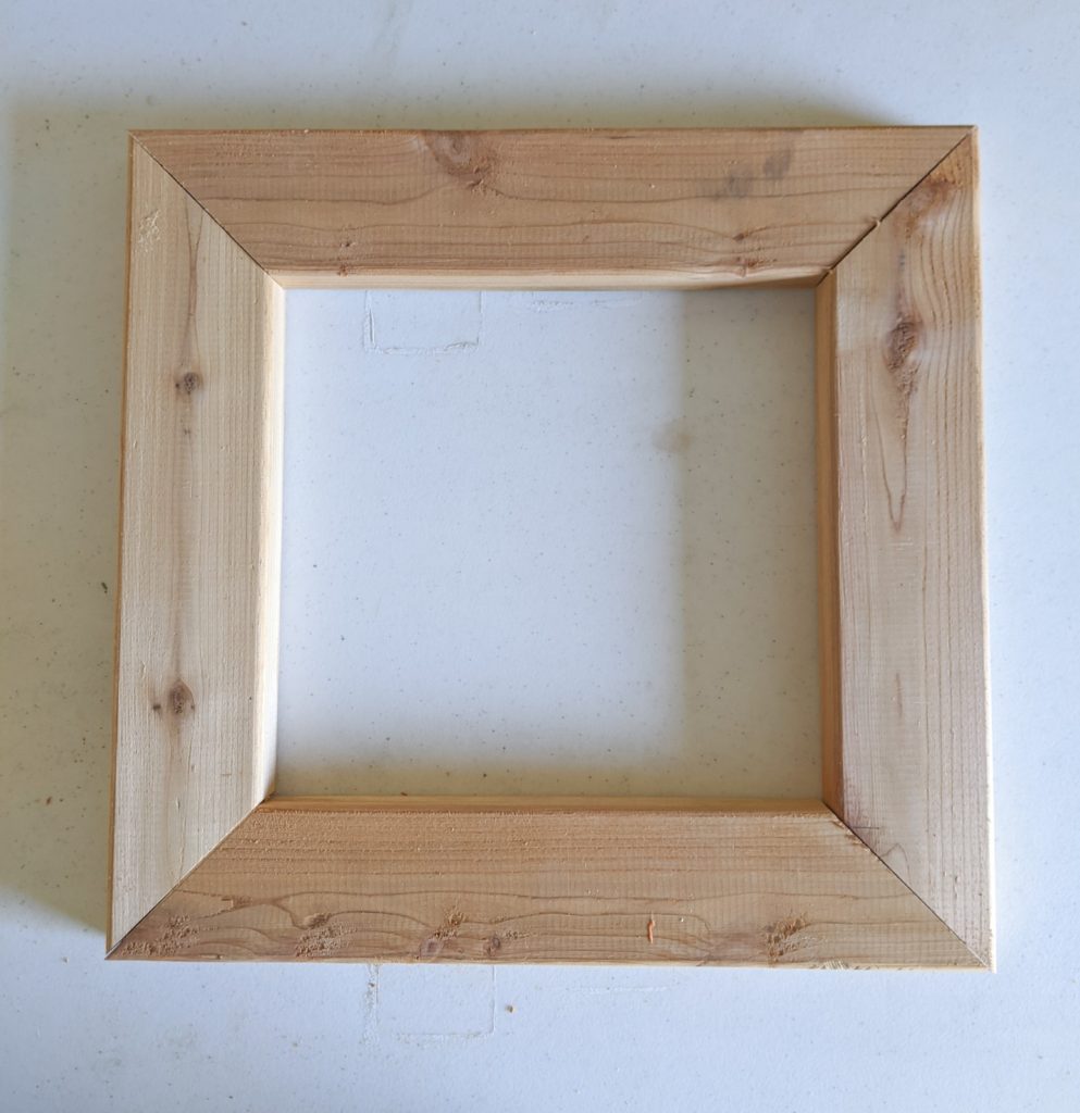 Assembling the decorative tops for the planters