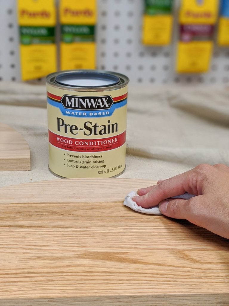 Applying Minwax Pre-Stain Wood Conditioner