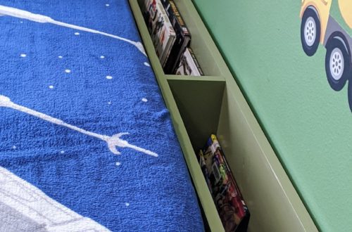 Bedside Storage Cubby for Child's Room for Toys and Books