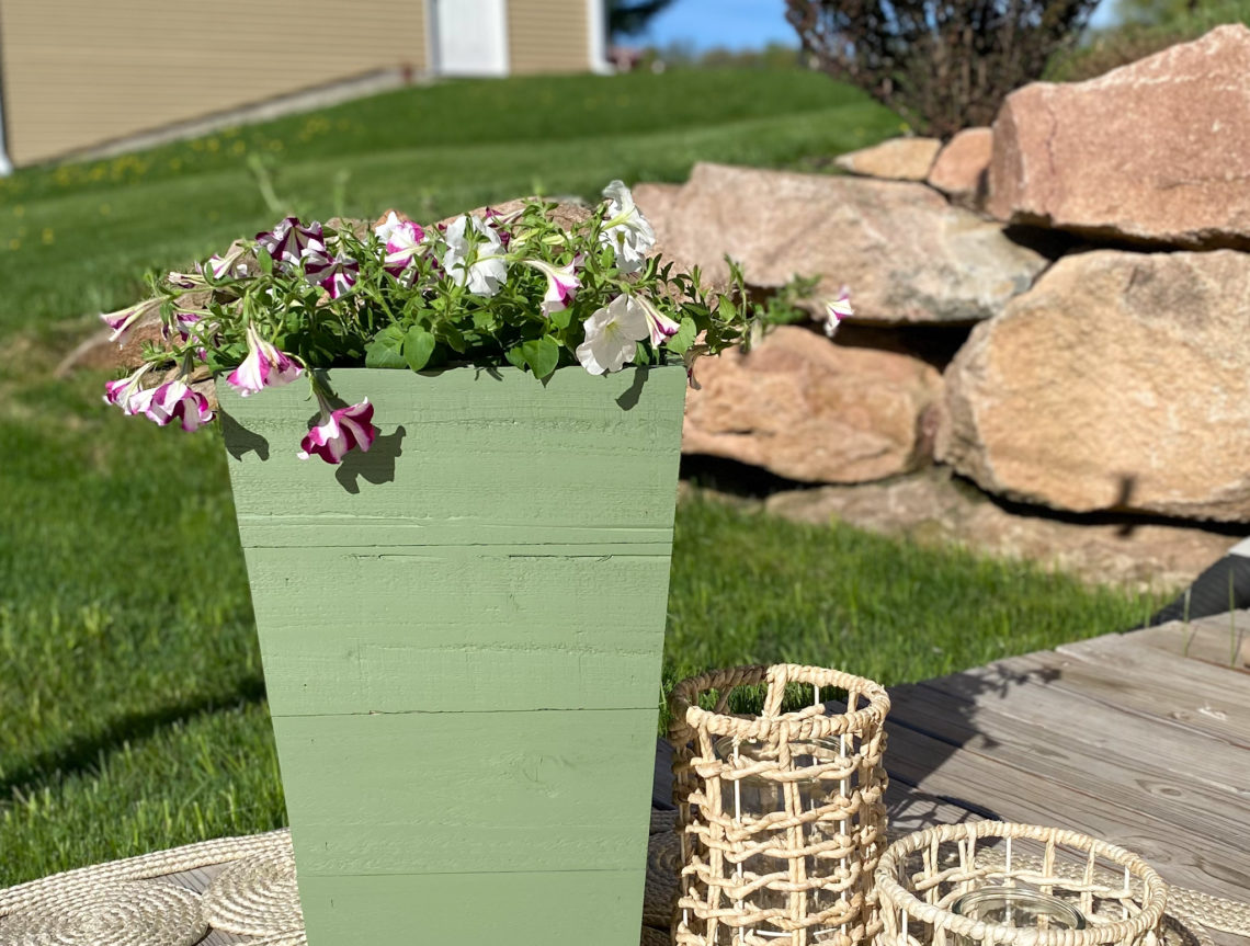 easy inexpensive DIY planter