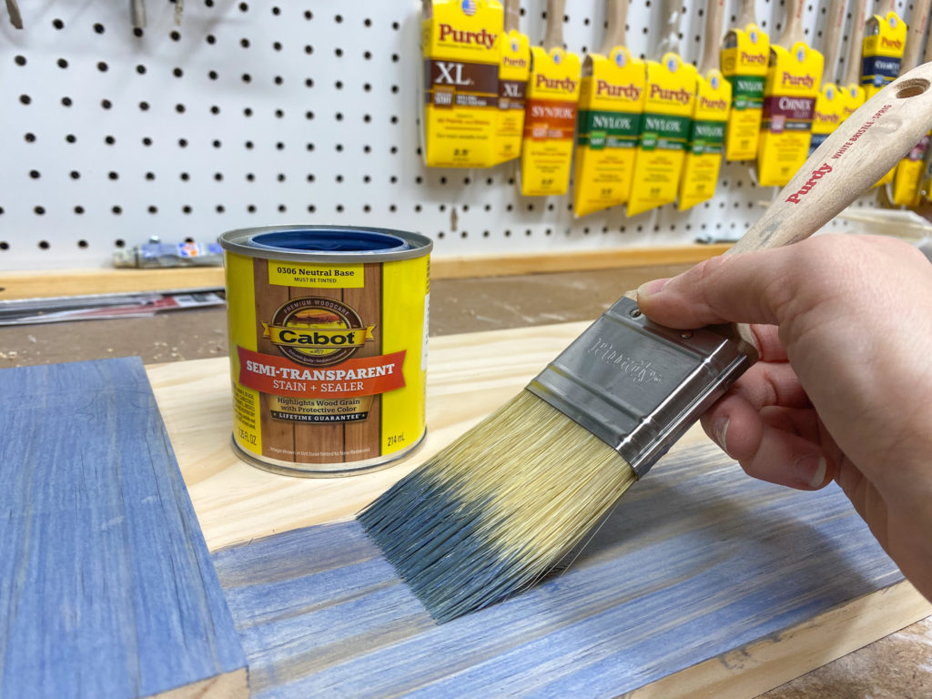 Applying Cabot Semi-Transparent Stain + Sealer