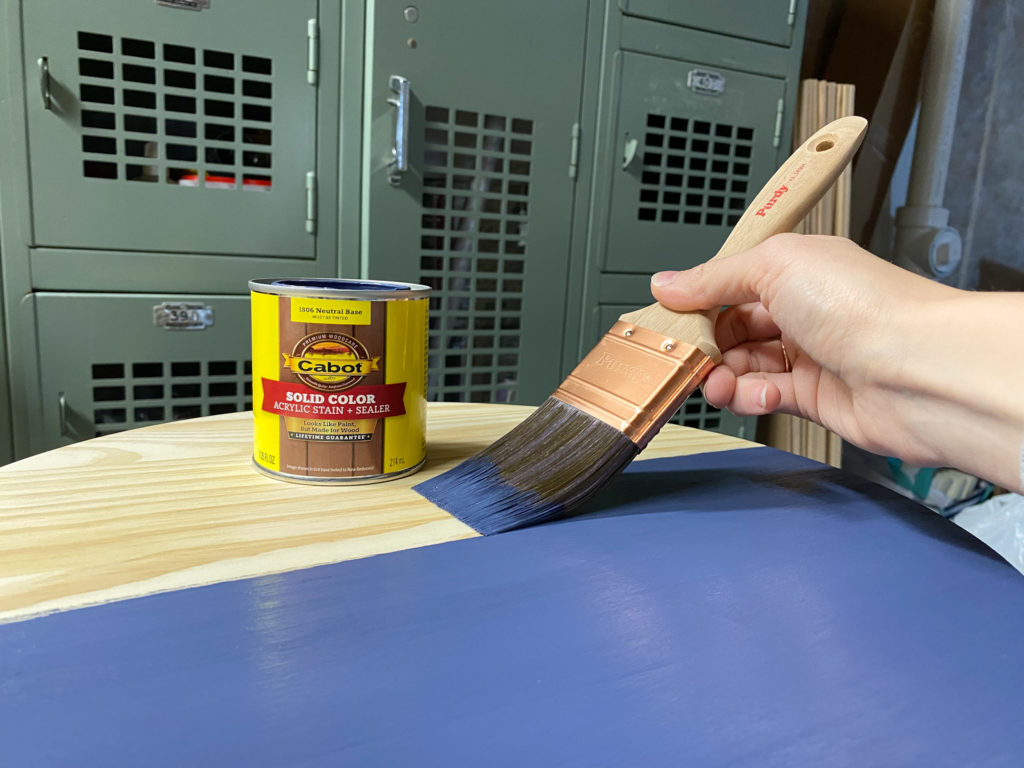 Applying Cabot Solid Color Acrylic Stain + Sealer