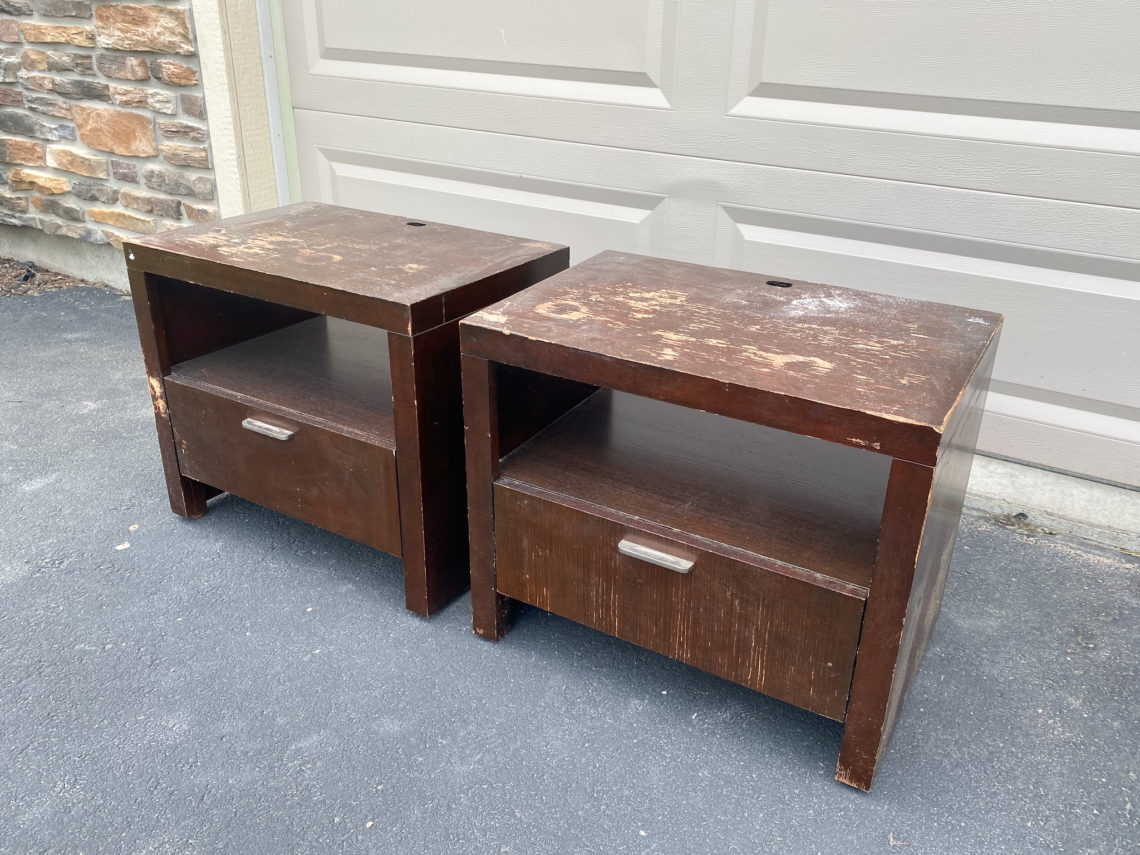 How to paint nightstands AND get a super smooth finish with Purdy