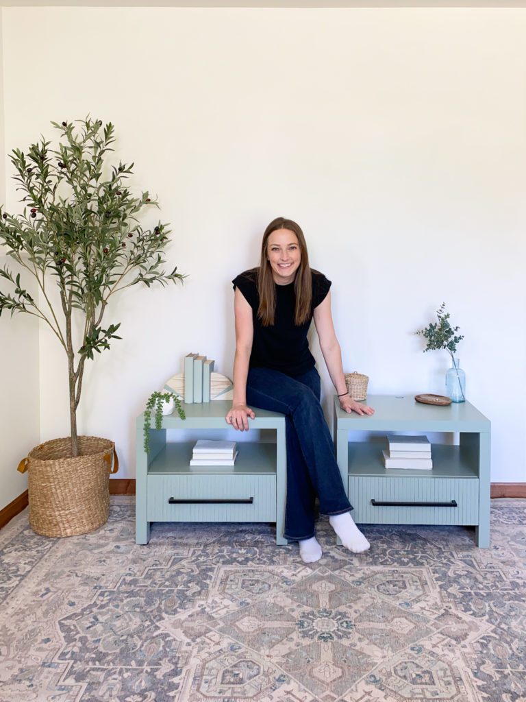 Refinished nightstands with furniture flipper