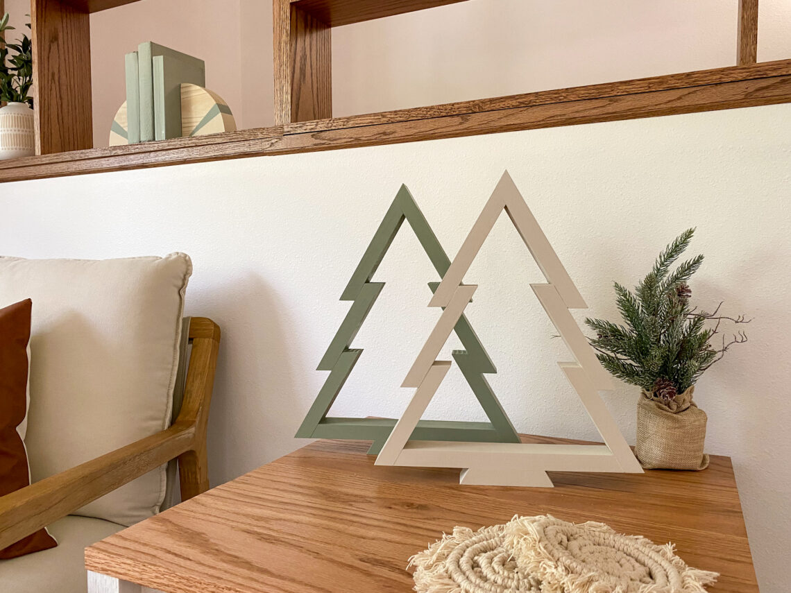 Inspiring Diy Wood Christmas Trees Gallery